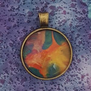 Handmade Circle Pendant Necklace